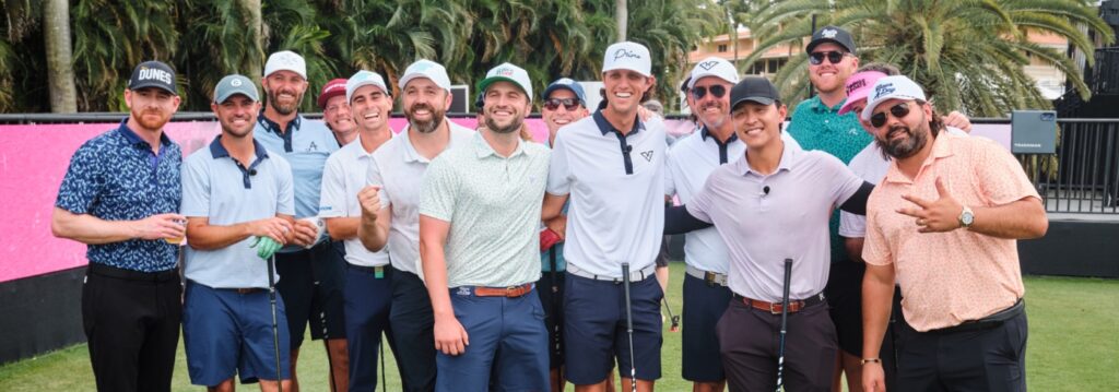 Golfistas de LIV Golf y creadores de contenido comparten en The Duels