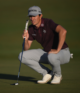 Nicolás Echavarría lee un 'green' en El Cardonal at Diamante