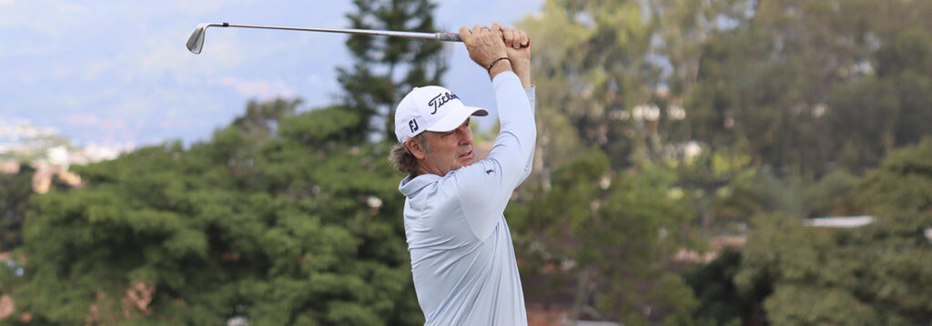 Juan Alejandro Ángel, el espejo del crecimiento del golf sénior en Colombia