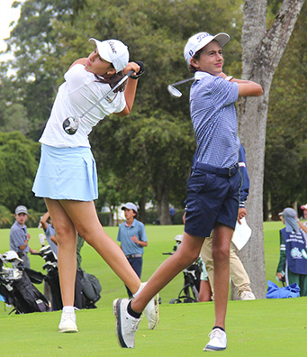 Colombianos prometen en día 2 del Junior World Golf Championships