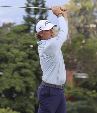 Juan Alejandro Ángel, el espejo del crecimiento del golf sénior en Colombia
